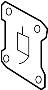 View Bracket. Rail. Bumper. (Right, Lower) Full-Sized Product Image