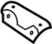 281663K000 Engine Air Intake Hose Bracket