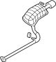 Image of Exhaust Muffler image for your 2010 Hyundai Sonata  GLS Sedan 