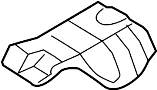 Image of Floor Pan Heat Shield (Left, Rear) image for your 2003 Hyundai Sonata   