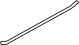 Image of Door Seal (Left, Front, Lower) image for your 2010 Hyundai Sonata  GLS Sedan 