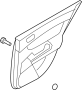 Image of Door Interior Trim Panel (Left, Rear) image for your 2010 Hyundai Sonata   