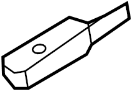 Image of Deck Lid Hinge (Left) image for your 2013 Hyundai Elantra  Limited Sedan 
