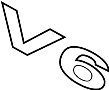 Image of Deck Lid Emblem (Rear) image for your 2015 Hyundai Accent   