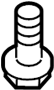 Image of Bolt. Headlight. (Rear, Upper, Lower). A threaded rod with a. image for your 2023 Hyundai Ioniq 5   