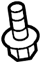 View Hood Hinge Bolt (Upper, Lower) Full-Sized Product Image