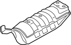 Image of Shield. Heat. Protector. (Front). Exhaust Heat Shield. image for your Hyundai