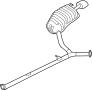 Image of Exhaust Muffler (Right) image for your 2012 Hyundai Tucson   