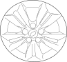 Image of Wheel Cover image for your 2018 Hyundai Tucson   