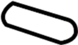 Image of Back Glass Insulator. Back glass pad. Windshield dam. Windshield Glass Spacer. Windshield Glass... image for your 2024 Hyundai Elantra N  Base Sedan 