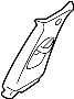 Image of Door Pillar Post Trim Set (Left, Upper) image for your 2012 Hyundai Elantra   
