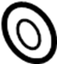Image of Alignment Camber Adjusting Eccentric Washer. Lateral arm lock washer. Lateral arm washer. Lower... image for your 2013 Hyundai Tucson   