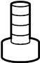 View Screw. Molding. (Front, Rear, Upper) Full-Sized Product Image