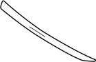 Image of Bumper Trim (Rear, Lower) image for your 2021 Hyundai Accent   