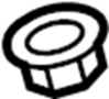 View Nut. Engine. Tube. Pipe. (Front, Upper, Lower) Full-Sized Product Image