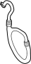 Image of Discharge. Hose. Pipe. Conditioning. Air. (A/C) Refrigerant. A/C Refrigerant. image for your 2003 Hyundai Tiburon   