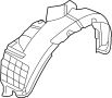 Image of Fender Splash Shield (Right, Front, Upper). Fender Splash Shield. image for your 2017 Hyundai Elantra  Sport Sedan 