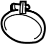 View Clamp. Duct. Air. Intake. Hose.  Full-Sized Product Image