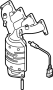 Image of MANIFOLD. Exhaust. CATALYTIC. A catalytic converter. image for your 2019 Hyundai Ioniq   