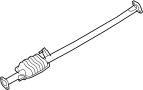 View MUFFLER ASSY-CTR(FRO. MUFFLER ASSY-CTR(FRONT). PIPE-EXHAUST,CTR Full-Sized Product Image