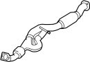 Image of Pipe. Exhaust. Crossover. (Front). Exhaust Crossover Pipe. image for your 2012 Hyundai Tucson   