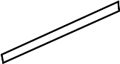 863822E000 Black Out Tape (Left, Rear, Upper)