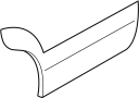 877332E000 Door Molding (Left, Rear, Upper, Lower)