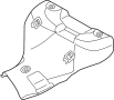 Image of Shield. Heat. Manifold. Protector. Exhaust. (Upper). A Heat reflective. image for your Hyundai