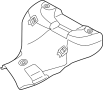 Image of Heat. Shield. Protector. Exhaust. Manifold. (Upper). A Heat reflective. image for your Hyundai