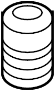 View Bumper. Coil Spring Damper. STRUT BUMPER. Suspension Strut Bumper.  Full-Sized Product Image