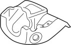 Image of Steering Column Cover (Lower) image for your 2011 Hyundai Genesis Coupe  2.0T Coupe 