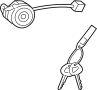 Image of Ignition Lock Cylinder image for your 2016 Hyundai Accent  SE Sedan 