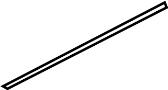 Image of Fixed glass side seal. SEAL - PanORAMAROOF Rail. (Right, Rear). Included with: Sunroof. image for your 2013 Hyundai Tucson 2.4L A/T AWD GL Sport Utility 