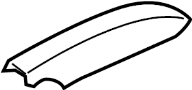 Image of Roof Rack Cover (Right, Rear) image for your 2002 Hyundai Santa Fe  LX Sport Utility 