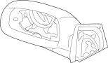 Image of Door Mirror (Left) image for your 2013 Hyundai Tucson 2.4L A/T AWD GL Sport Utility 