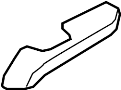 Image of Door Armrest (Left, Front) image for your 1993 Hyundai Sonata   