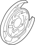 Image of Plate. Brake. Backing. (Right, Rear). A Backing Plates used on. image for your 2012 Hyundai Veracruz   