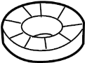 553412L000 Coil Spring Insulator (Rear, Upper)