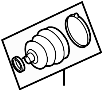 Image of Boot Kit - Axle Wheel Side. (Right, Rear) image for your 2011 Hyundai Tucson 2.4L M/T AWD GLS Sport Utility 