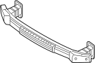 Image of Bumper Impact Bar (Front) image for your 2012 Hyundai Tucson 2.4L A/T AWD Limited Sport Utility 