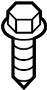 View Bolt. Headlight. (Rear, Upper, Lower) Full-Sized Product Image