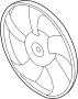 View Engine Cooling Fan Blade. FAN - COOLING.  Full-Sized Product Image