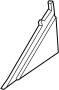 Image of Fender Filler Panel (Left, Front, Rear). Fender Filler Panel. image for your 2022 Hyundai Elantra N   