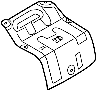 Image of Shield. Heat. Muffler. Protector. (Right, Rear). Exhaust Heat Shield. image for your 2012 Hyundai Tucson 2.4L A/T FWD GLS Sport Utility 