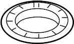 View Spring. Pad. Insulator. Seat. (Front, Upper) Full-Sized Product Image