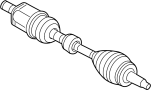 View SHAFT ASSY-DRIVE,LH Full-Sized Product Image