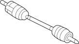 Image of CV Axle Assembly (Left) image for your 2016 Hyundai Sonata  Eco Sedan 