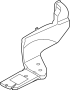 Image of Instrument Panel Air Duct (Right, Rear, Lower) image for your 2001 Hyundai Elantra   