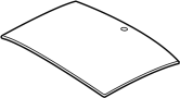 Image of Sunroof Glass (Rear) image for your 2022 Hyundai Elantra N   