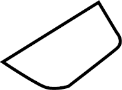 View Door Interior Trim Panel Cap Full-Sized Product Image 1 of 1